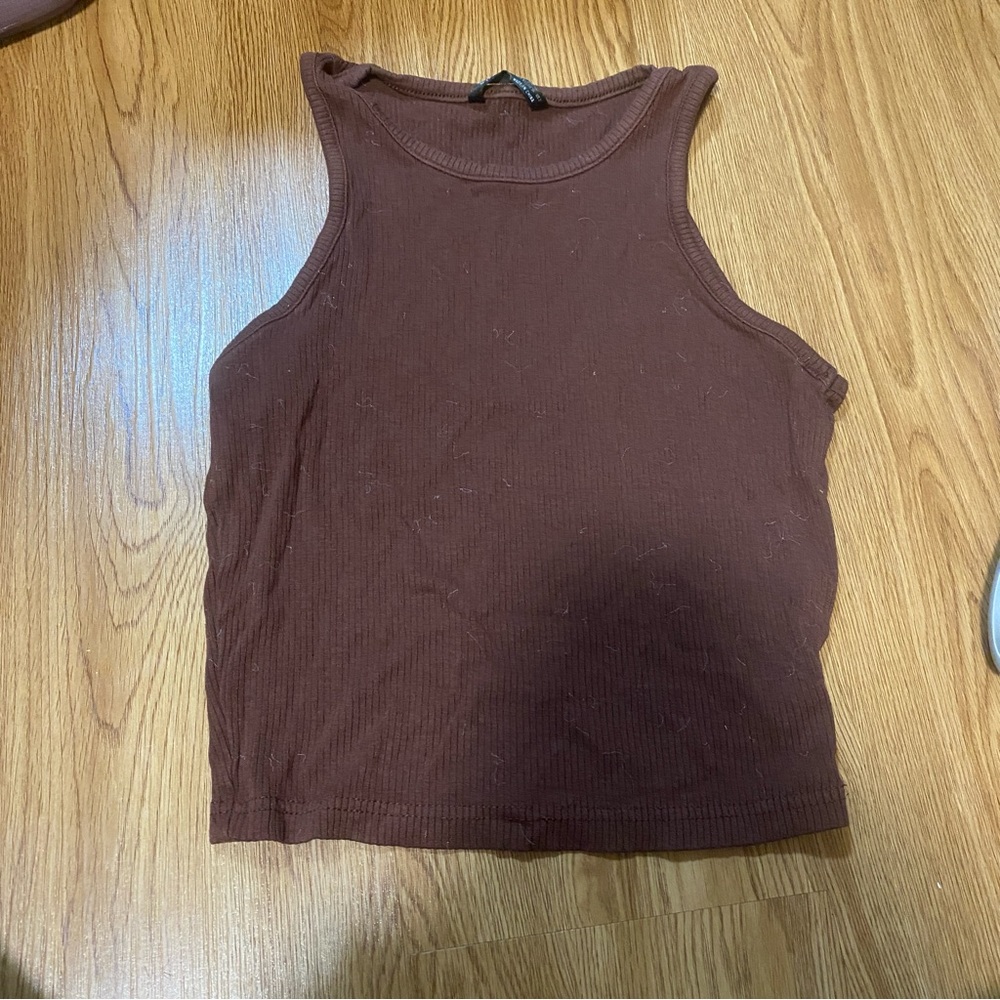 Basic Brown Tank Top